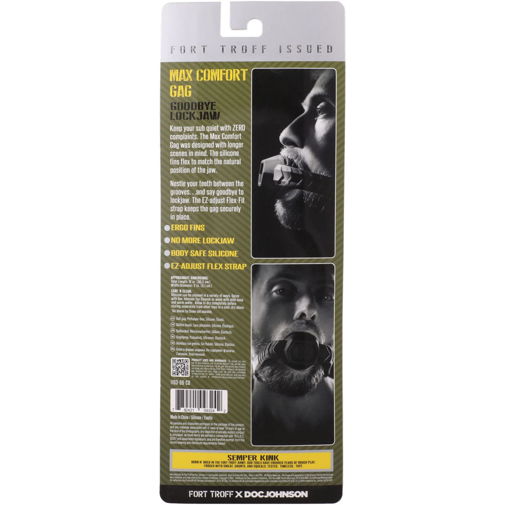 Fort Troff - Max Comfort Gag -  Mouth Restraint