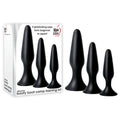 Adam & Eve Silicone Booty Boot Camp Training Kit -  Butt Plugs - Set of 3 Sizes