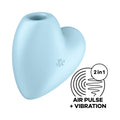 Satisfyer Cutie Heart -  -  USB Rechargeable Air Pulsation Stimulator with Vibration