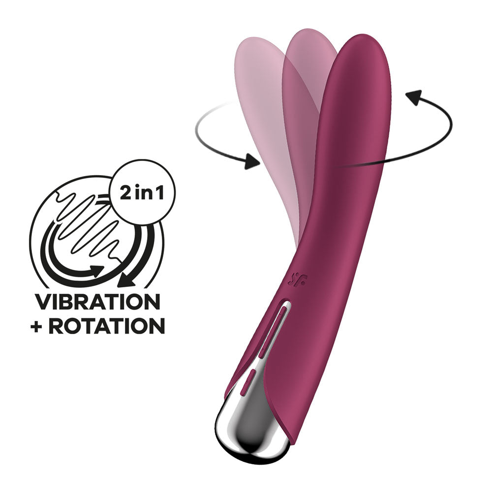 Satisfyer Spinning Vibe 1 -  -  17.8 cm USB Rechargeable Rotating Vibrator