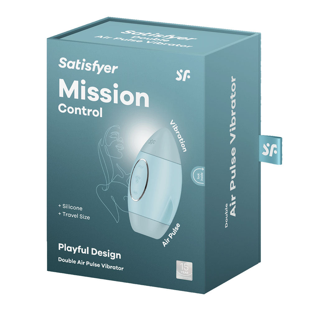 Satisfyer Mission Control -  -  USB Rechargeable Vibrating Air Pulse Stimulator