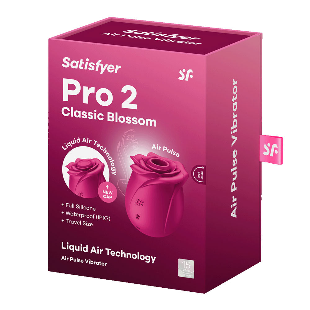 Satisfyer Pro 2 Classic Blossom -  USB Rechargeable Air Pulse Rose Stimulator