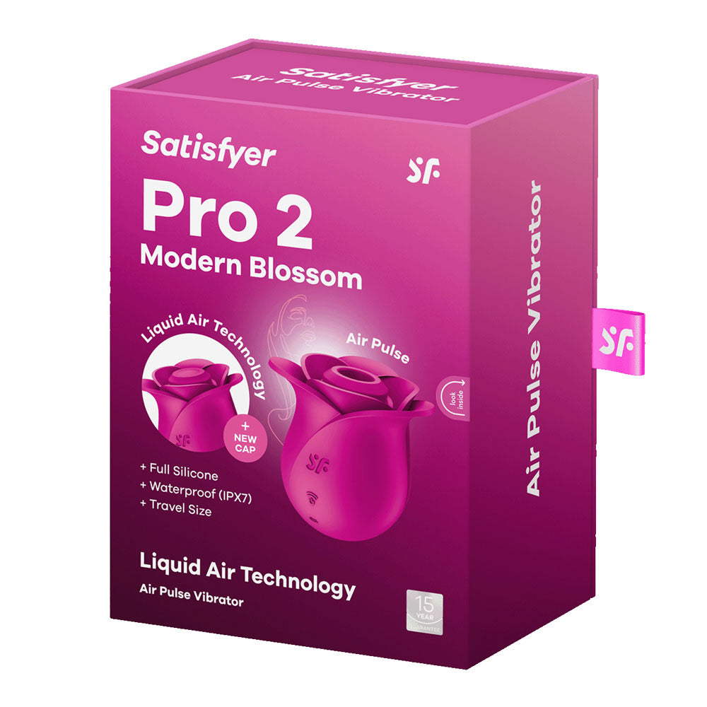 Satisfyer Pro 2 Modern Blossom - Modern  USB Rechargeable Air Pulse Rose Stimulator