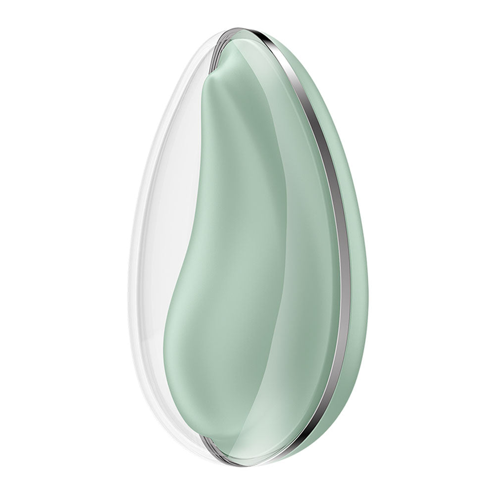 Satisfyer Drop To Go - Mint - Mint  USB Rechargeable Clitoral Stimulator
