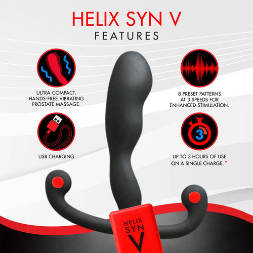 Aneros Helix Syn V -  USB Rechargeable Vibrating Prostate Massager
