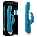 Adam & Eve SHIMMY & SHAKE VELVET RABBIT -  22.4 cm USB Rechargeable Rabbit Vibrator
