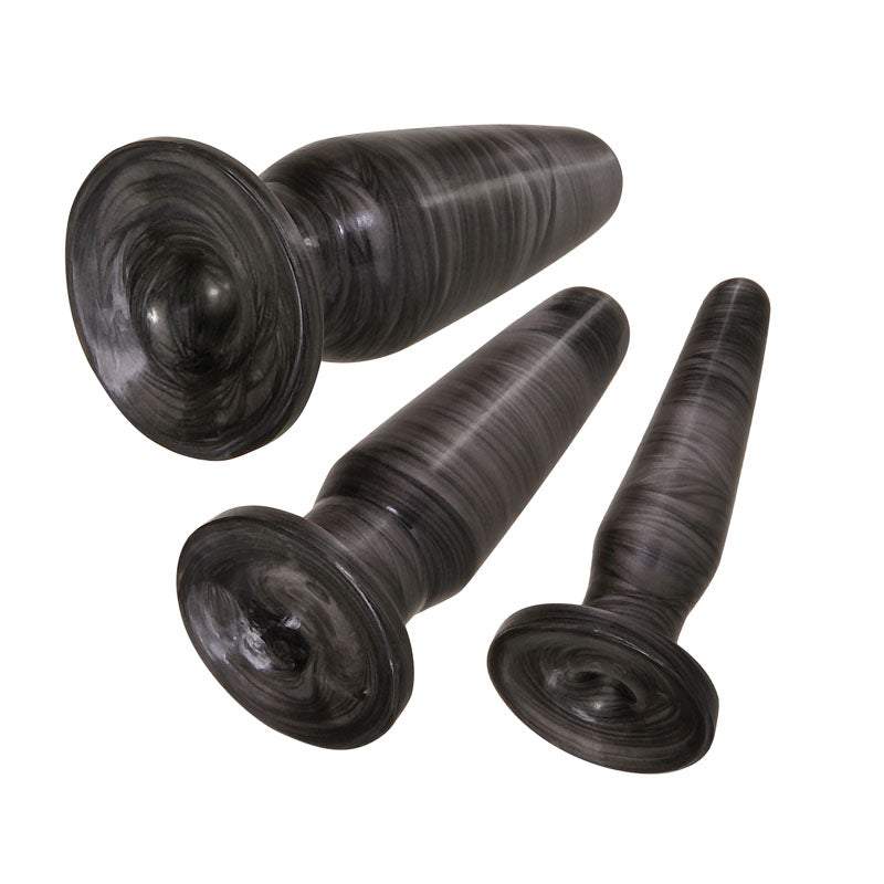 Adam & Eve ANAL ROCKETS TRAINER SET -  Butt Plugs - Set of 3 Sizes