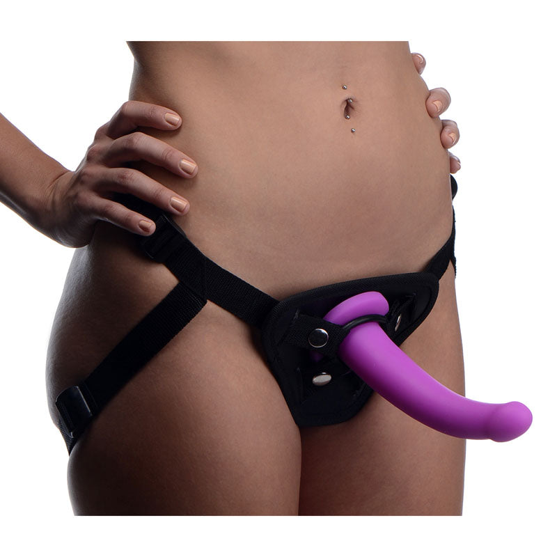Strap-U Navigator -  16.5 cm Silicone G-Spot Strap-On