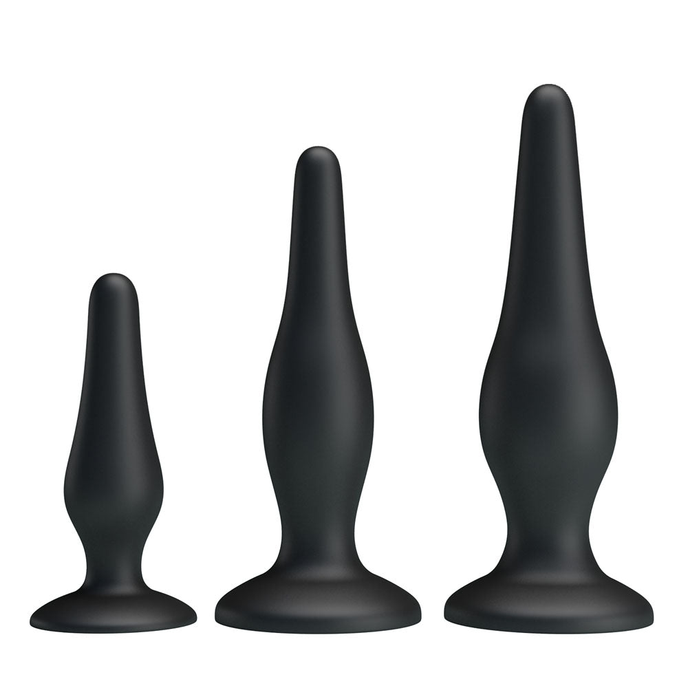 Party Up JERRY Butt Plug Set -  Butt Plugs - Set of 3 Sizes