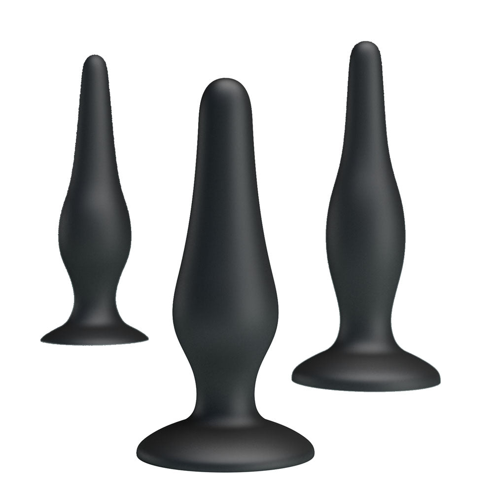 Party Up JERRY Butt Plug Set -  Butt Plugs - Set of 3 Sizes