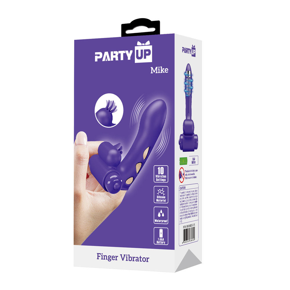 Party Up MIKE Finger Vibe -  -  Vibrating Finger Vibrator
