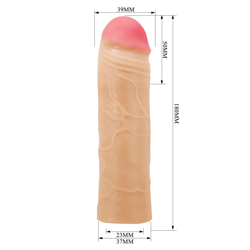 Party Up PARKER 2 Inch Extender Sleeve -  2 Inch Penis Extender Sleeve