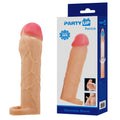 Party Up PATRICK 2 Inch Extender Sleeve -  2 Inch Penis Extender Sleeve with Ball Strap