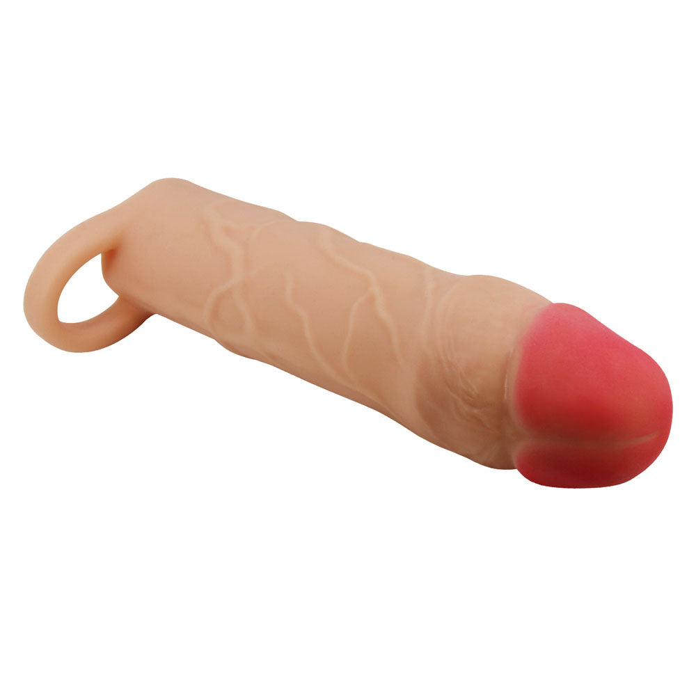 Party Up PATRICK 2 Inch Extender Sleeve -  2 Inch Penis Extender Sleeve with Ball Strap