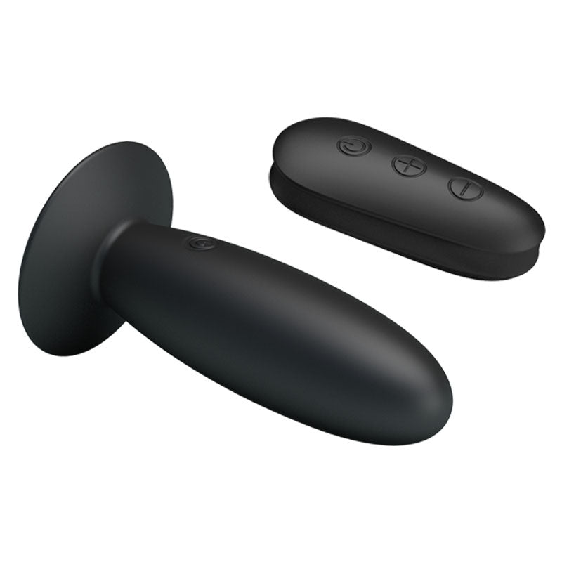 MR PLAY Remote Control Vibrating Anal Plug -  USB Rechargeable Vibrating Butt Plug with Wireless Remote