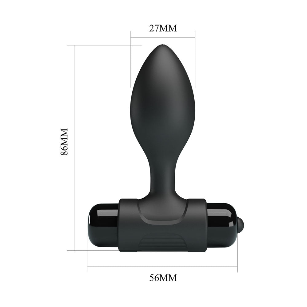 Party Up KEN Vibrating Butt Plug -  8.6 cm Vibrating Butt Plug