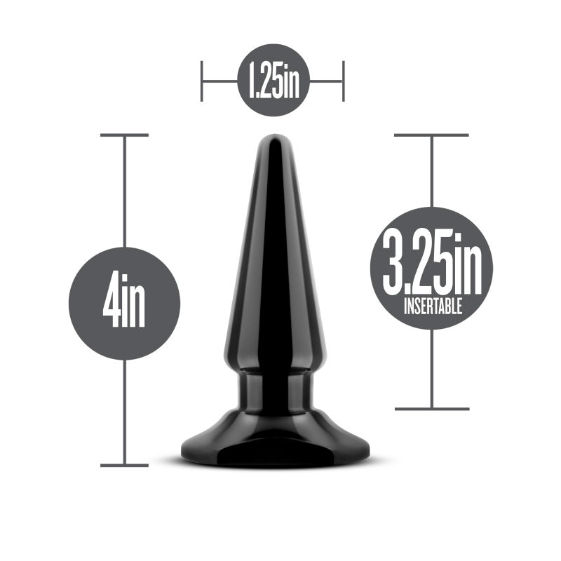 Anal Adventures Basic Vibrating Anal Pleaser -  10.1 cm Vibrating Butt Plug