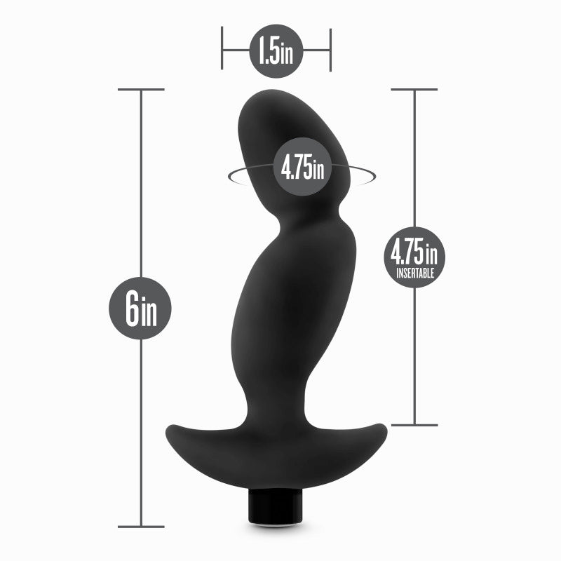 Anal Adventures Platinum Vibrating Prostate Massager 04 -  16.5 cm USB Rechargeable Prostate Massager
