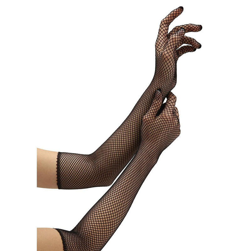 Baci White Label Fishnet Opera Glove -  Gloves