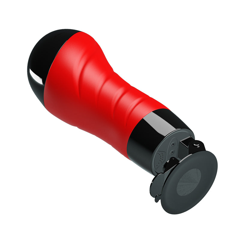 CRAZY BULL DELIA Vibrating Stroker -  Vibrating Vagina Stroker with Suction Base