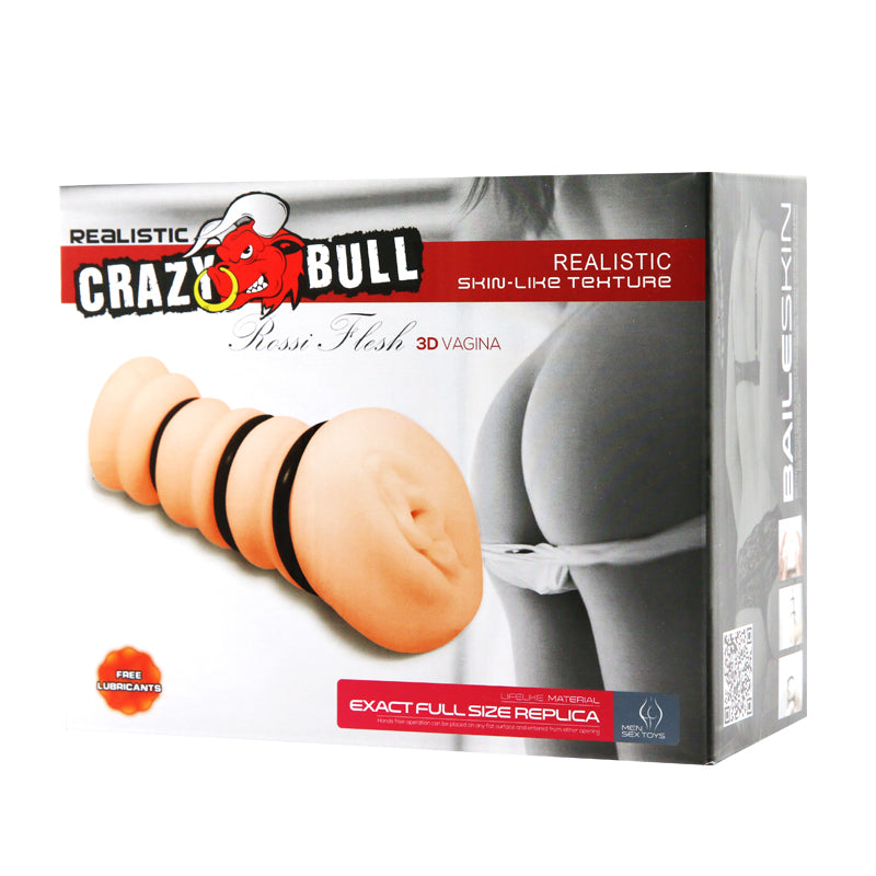 CRAZY BULL ROSSI Vagina Stroker -  Vagina Stroker with Tightening Rings