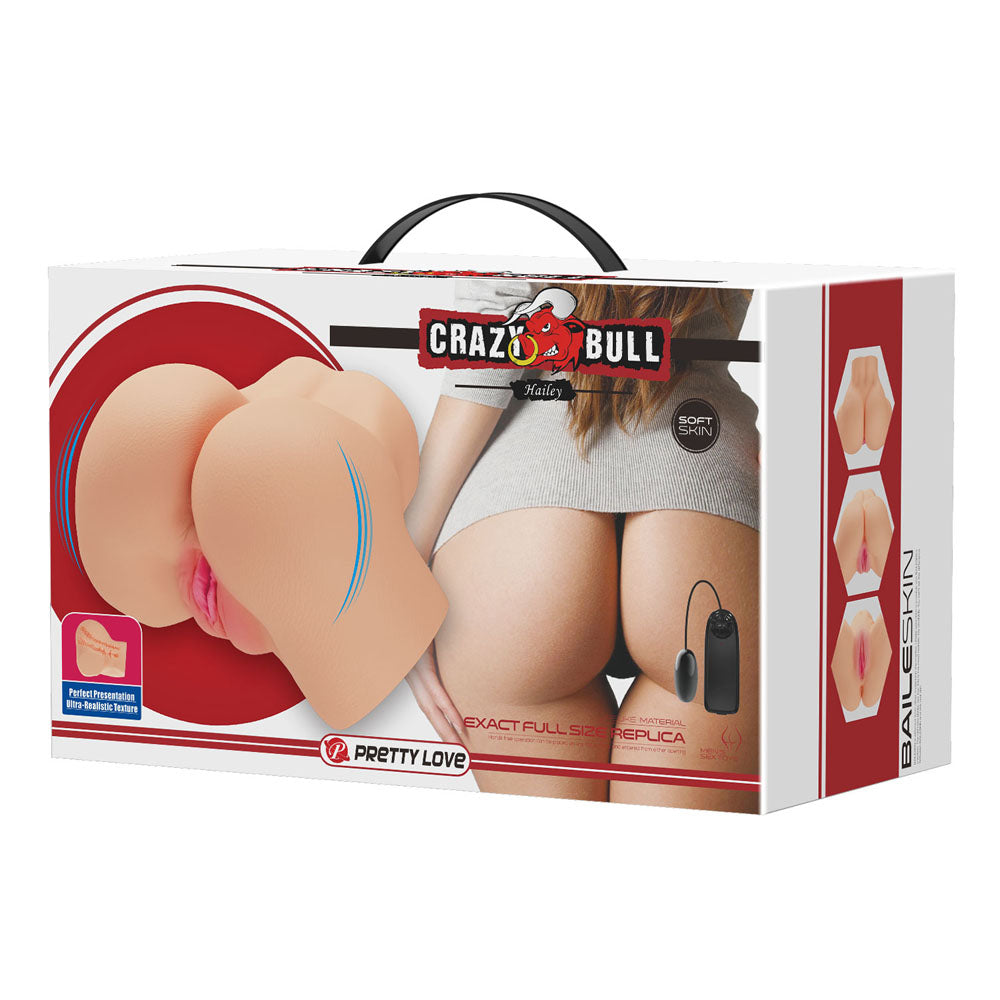CRAZY BULL HAILEY Vibrating Doggy Torso -  Vibrating Doggy Style Torso Masturbator