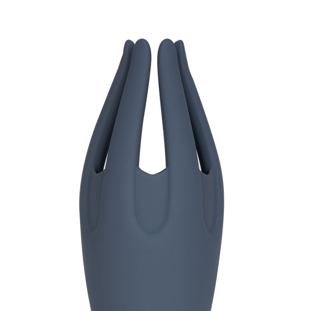 Maia LEO - Grey - Grey USB Rechargeable Penis Head Tickler