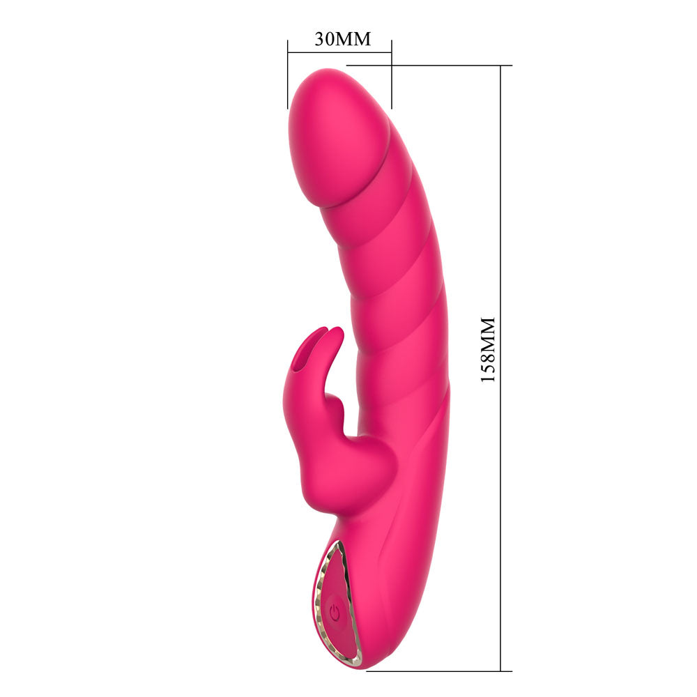 Party Up MONICA -  -  15.8 cm USB Rechargeable Rabbit Vibrator
