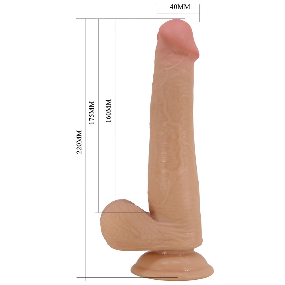 Party Up TIM Slide Skin Dong -  22 cm Flexible Dildo