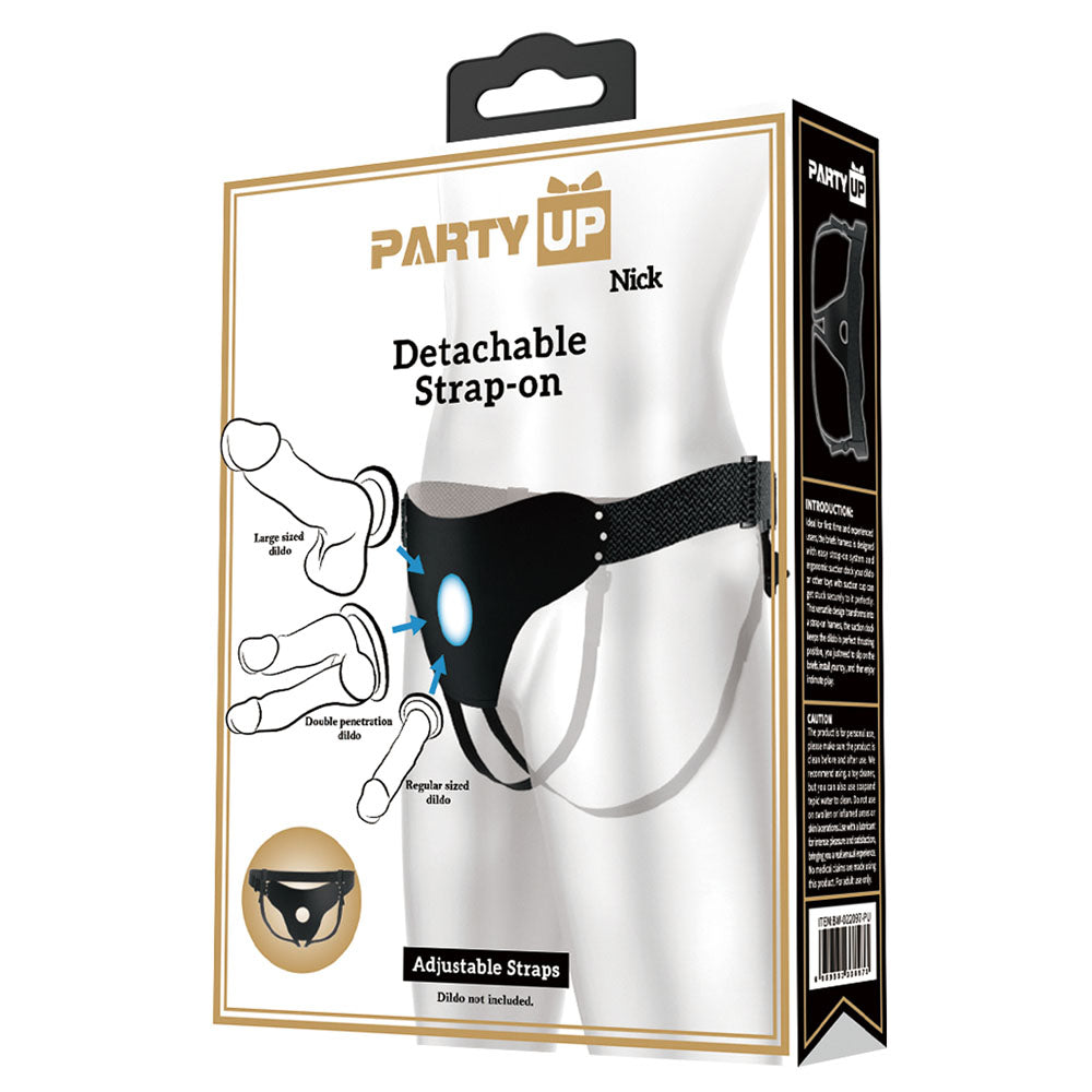 Party Up NICK Strap-On Harness -  Adjustable Strap-On Harness (No Probe Included)