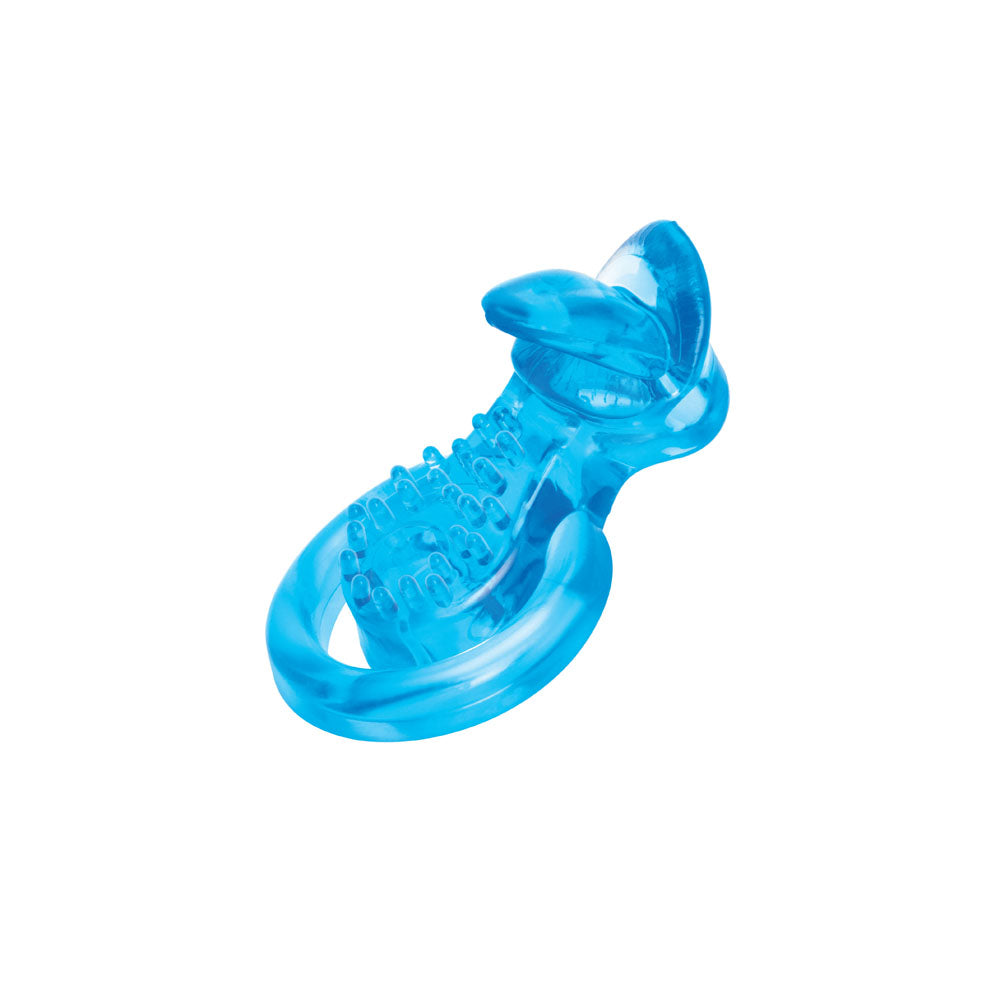 Bodywand Rechargeable Duo Ring with Clit Tickler -  USB Rechargeable Vibrating Cock Ring