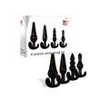 Adam & Eve 4 Piece Anal Plug Kit -  Butt Plugs - Set of 4 Sizes