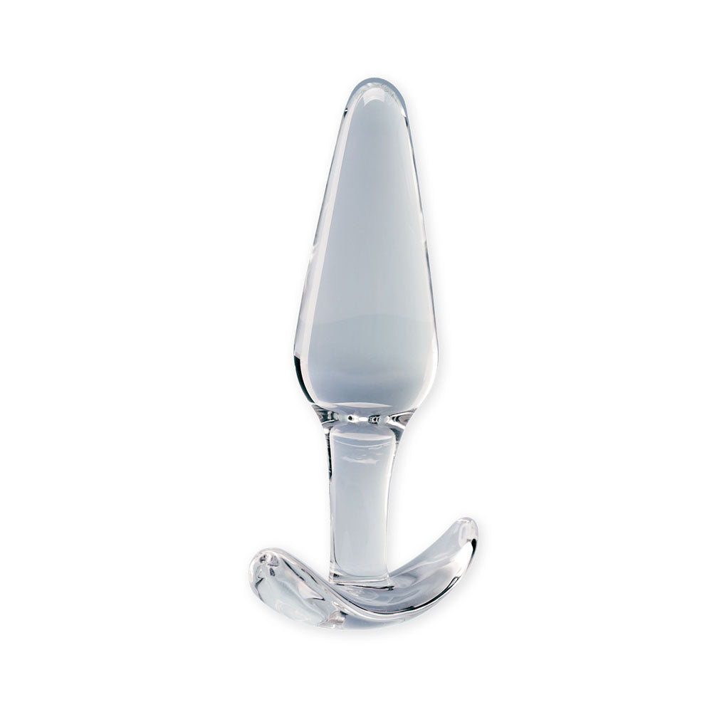 Clarity - Utopian Floret -  11 cm Glass Butt Plug
