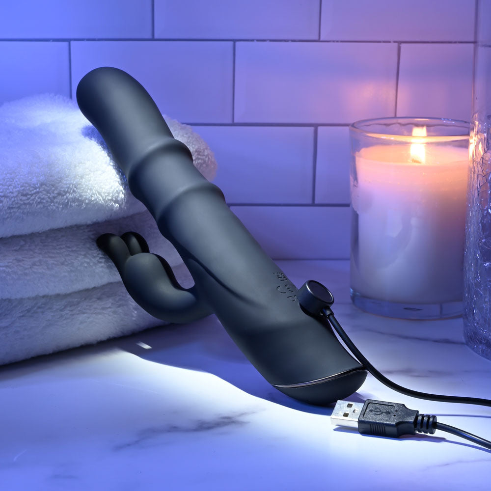 Evolved RINGMASTER -  23.1 cm USB Rechargeable Rabbit Vibrator