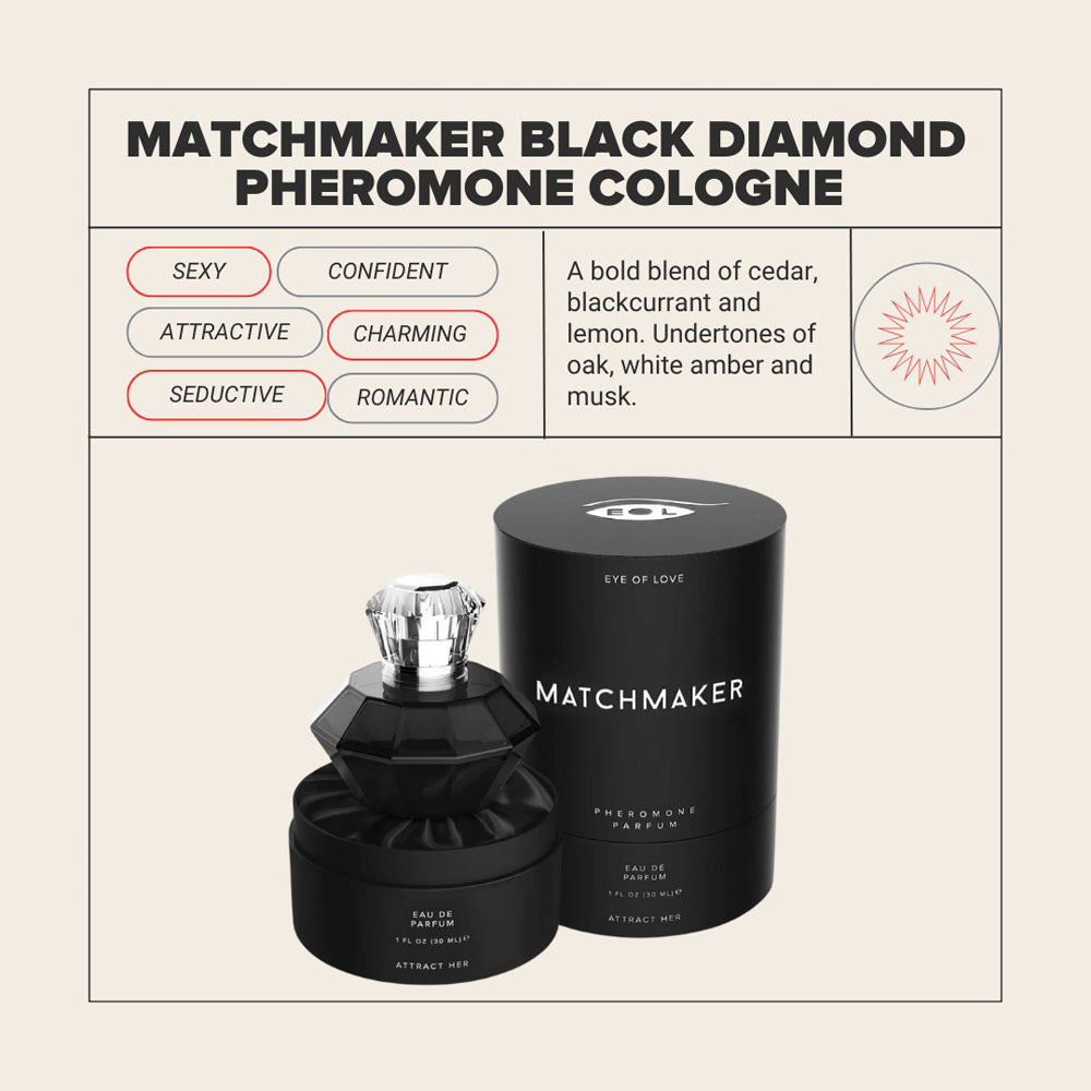 Eye of Love Matchmaker  Diamond - 30 ml - Pheromone Cologne for Men to attract Women - 30 ml Spray
