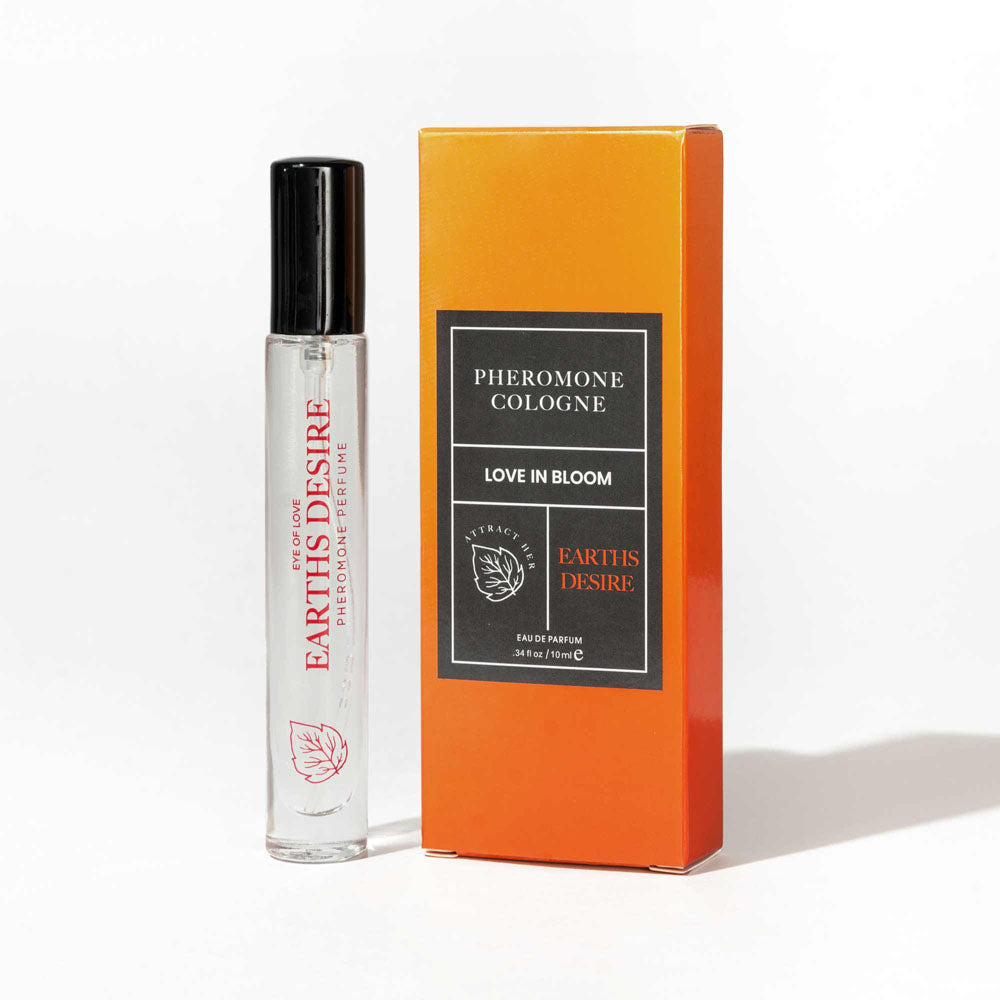 Eye Of Love Love In Bloom Earths Desire Pheromone Cologne - 10ml - Cypress & Bergamot Scented Pheromone Cologne for Men to attract Women - 10 ml Spray