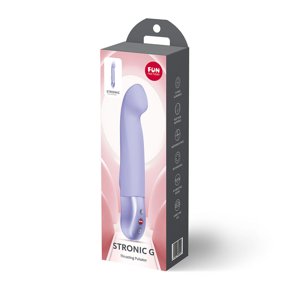 Fun Factory STRONIC G -  20.8 cm USB-C Rechargeable Thrusting Vibrator
