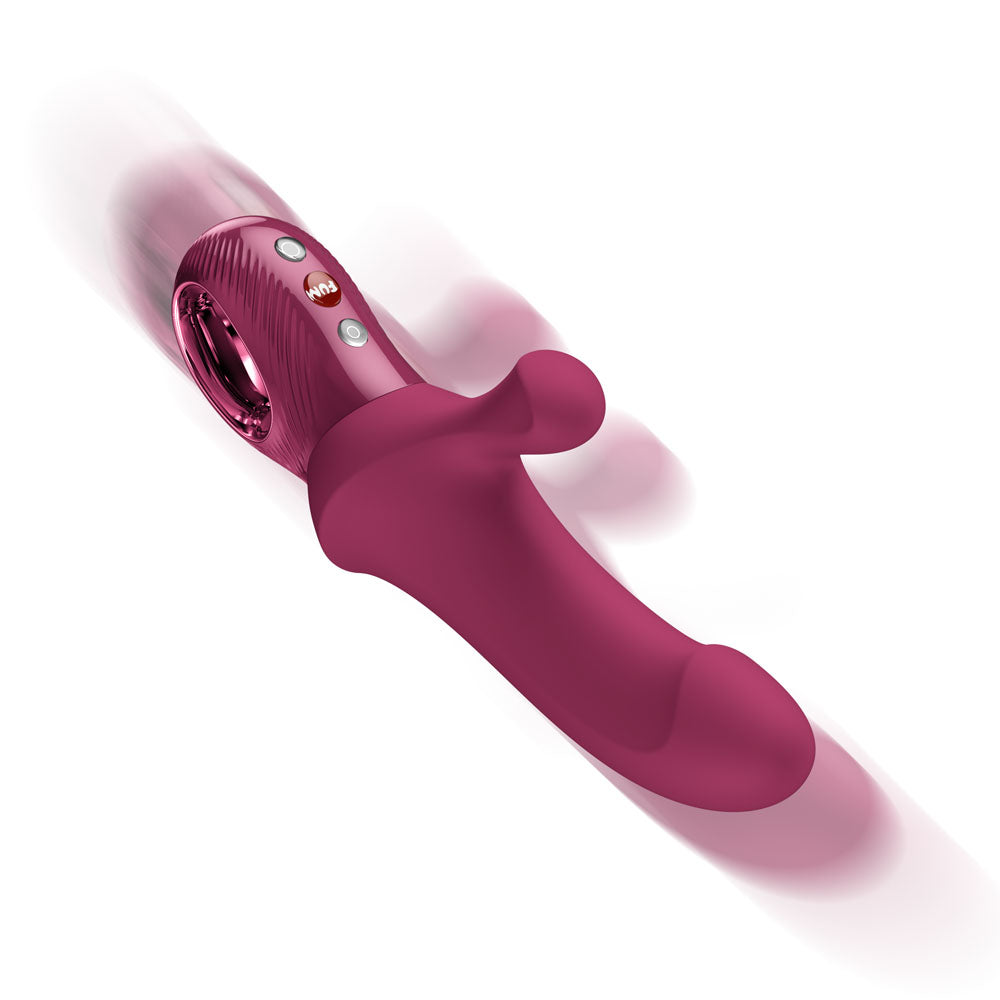 Fun Factory BI STRONIC CURVE Wine  - Wine  USB-C Rechargeable Thrusting Vibrator