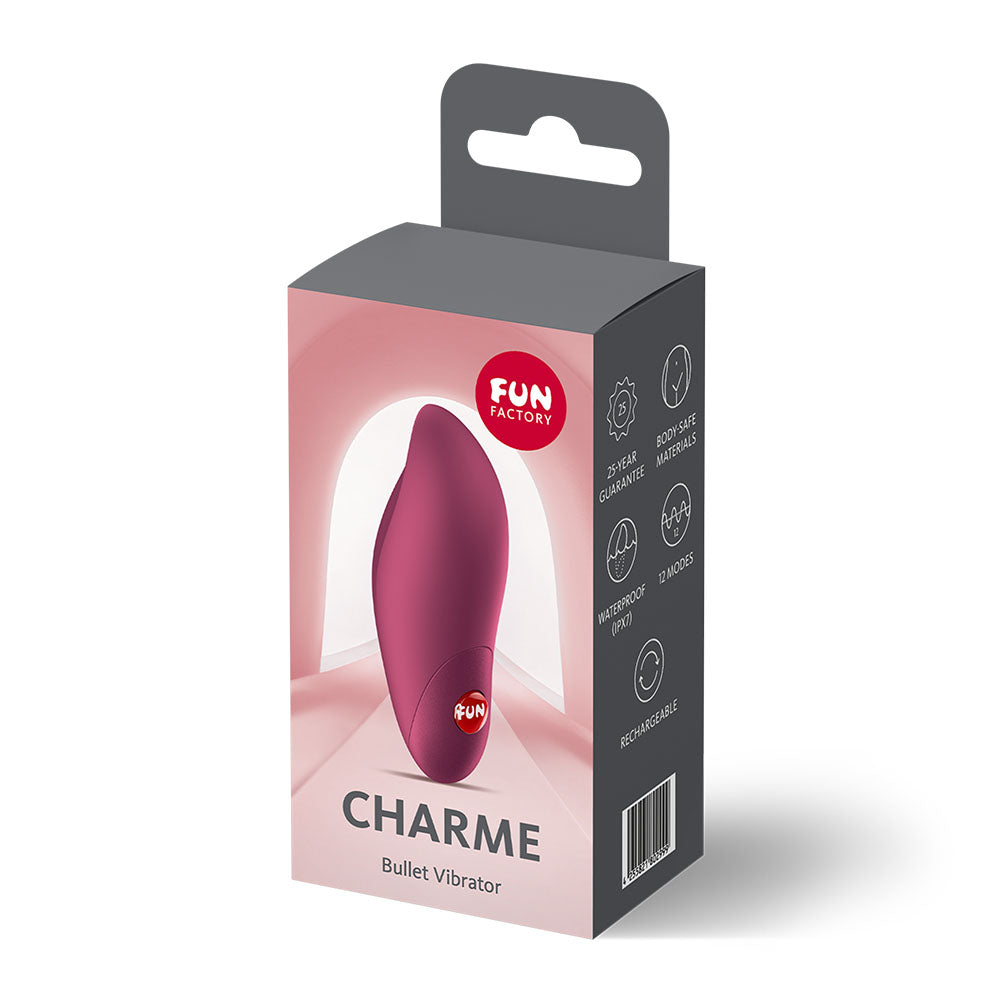 Fun Factory CHARME Wine  - Wine  USB-C Rechargeable Stimulator
