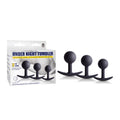 Under Night Tumbler -  Butt Plugs with Weighted Balls - Set of 3 Sizes