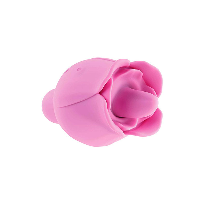 Adam & Eve EVES RAVISHING CLIT FLICKING ROSE -  USB Rechargeable Rose Flicking Stimulator