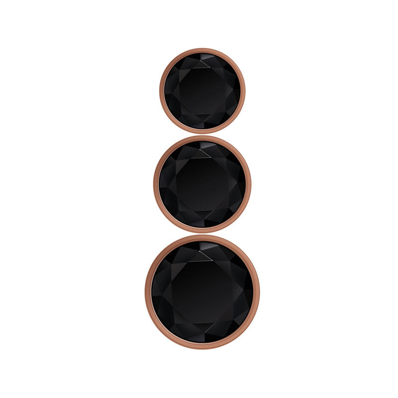 Gender X GOLD DIGGER SET -  Metallic Butt Plugs - Set of 3 Sizes