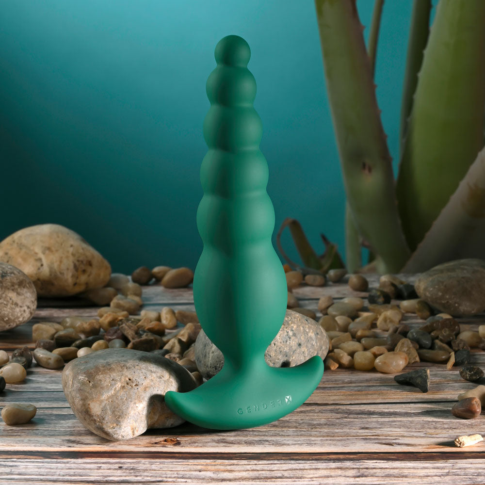 Gender X THE RATTLER -  17 cm USB Rechargeable Vibrating and Twirling Anal Plug