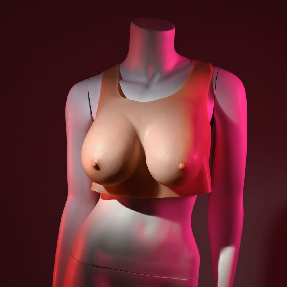 Gender X UNDERGARMENTS - PLATE D-CUP - Light -  Wearable Breasts - D-Cup Size
