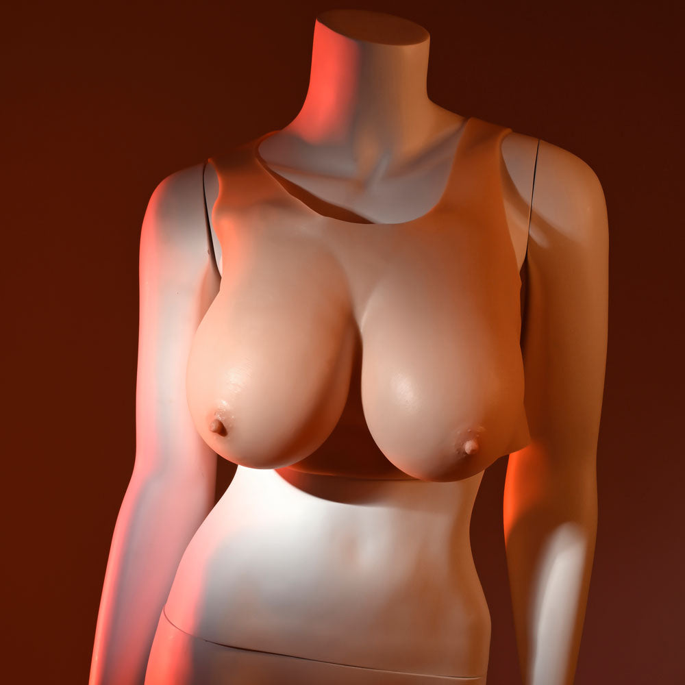 Gender X UNDERGARMENTS - PLATE E-CUP - Light -  Wearable Breasts - E-Cup Size