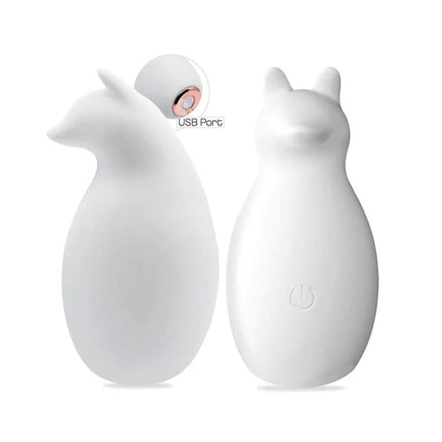 Buzzy Buddy, Sexy Like A Fox - White - White USB Rechargeable Stimulator