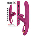 Adam & Eve ROSE GOLD TAPPIN RABBIT -  22.5 cm USB Rechargeable Tapping & Thrusting Rabbit Vibrator