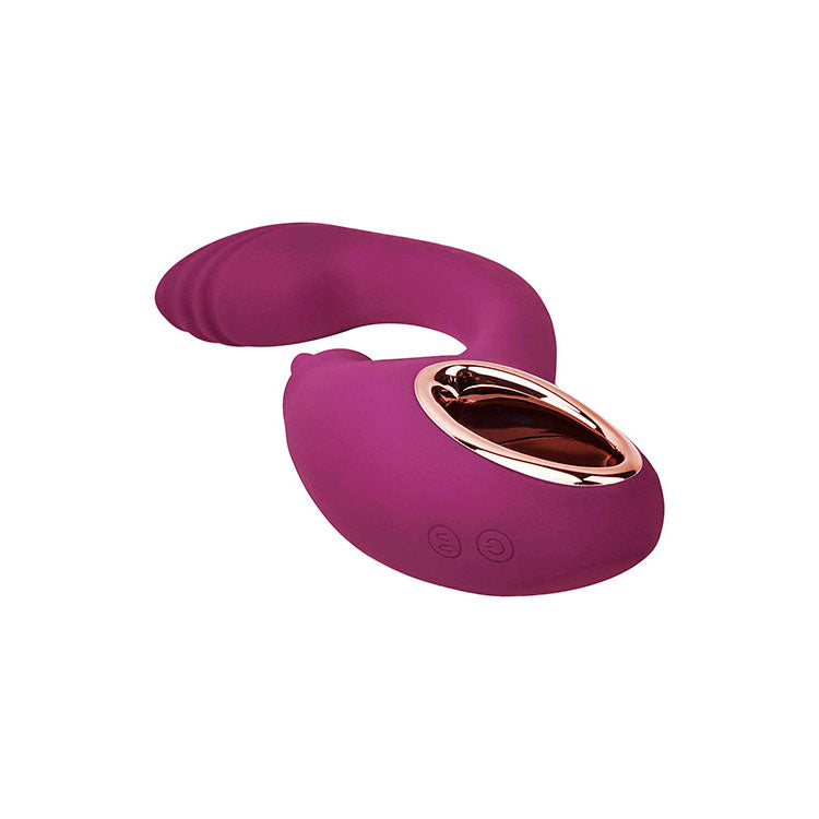 Adam & Eve ROSE GOLD CLIT TICKLER -  22 cm USB Rechargeable Rabbit Vibrator