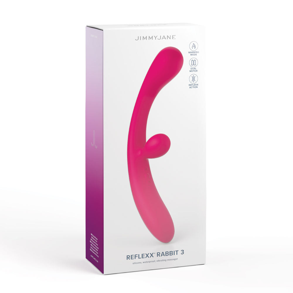 JimmyJane Reflexx Rabbit 3 -  23 cm USB Rechargeable Vibrator