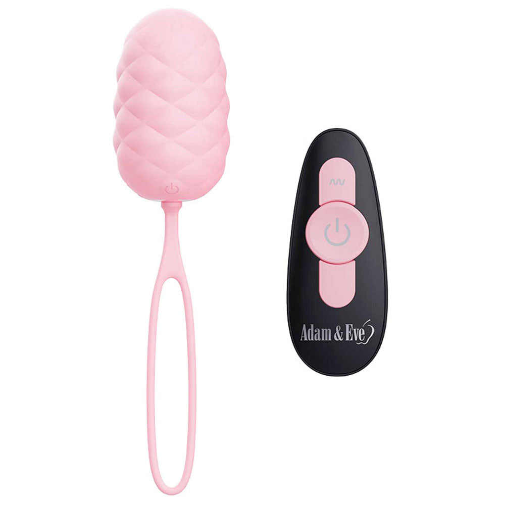 Adam & Eve PILLOW TALK EGG -  USB Rechargeable Vibrating Egg with Wireless Remote Control